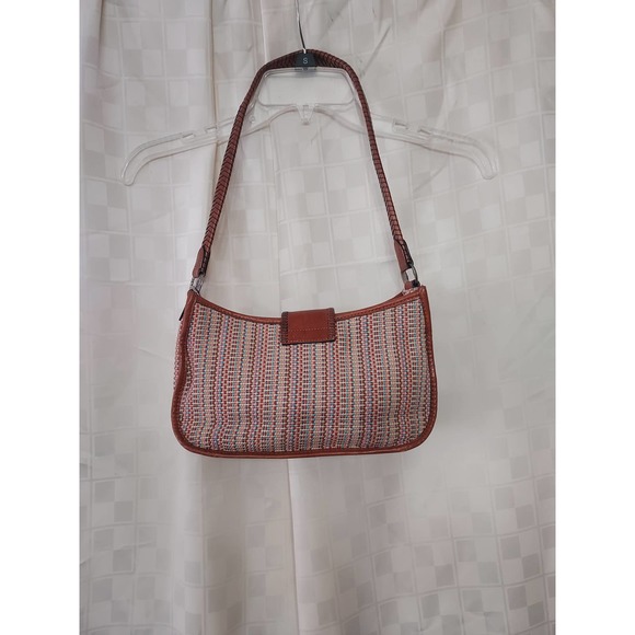 Fossil Woven Fall Brown/Multi Color Small Bag - Picture 2 of 11